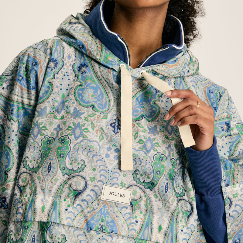 Joules Elstow Printed Poncho - Paisley-3