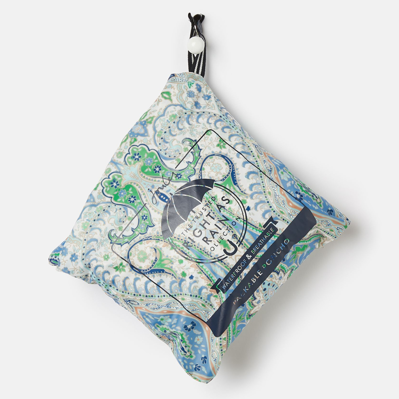 Joules Elstow Printed Poncho - Paisley-5