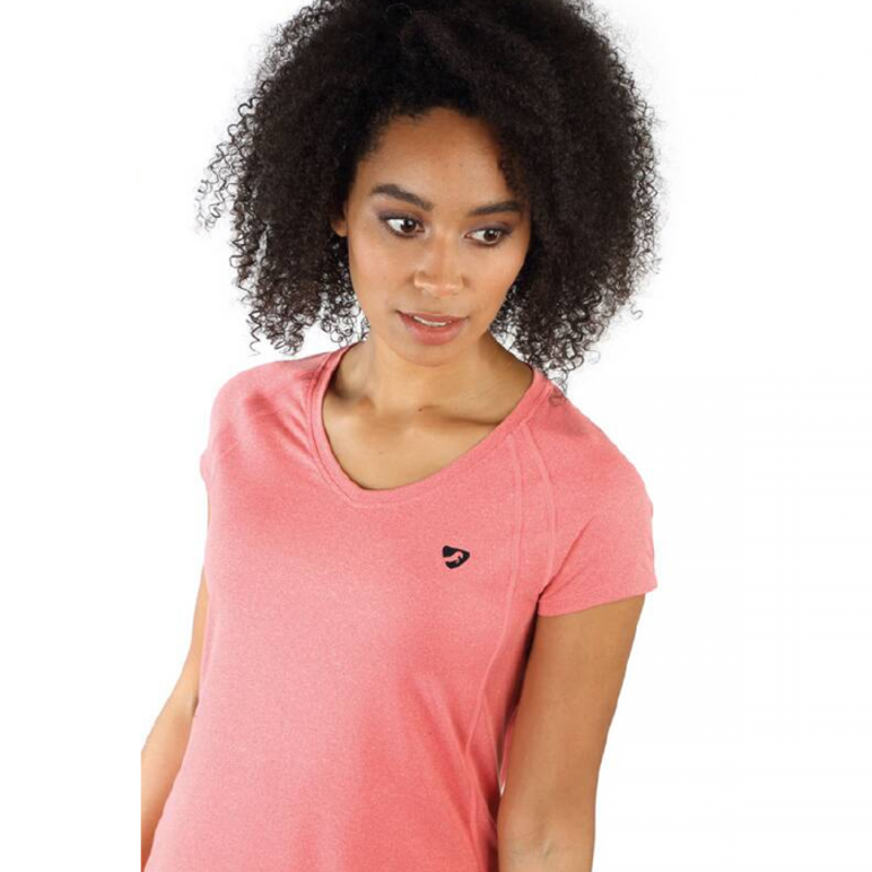 Aubrion Elverson Tech T-Shirt - Coral