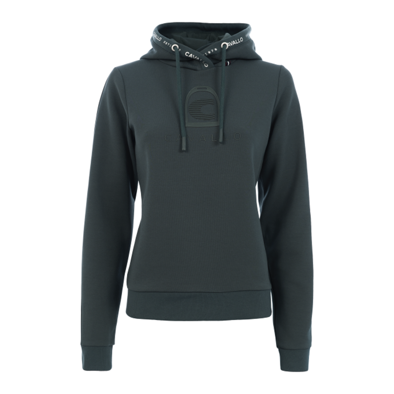 Cavallo Elvy Ladies Sweat Hoody - Deep Green