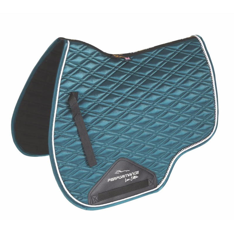 Shires Performance Euro Cut Luxe Saddlecloth - Emerald