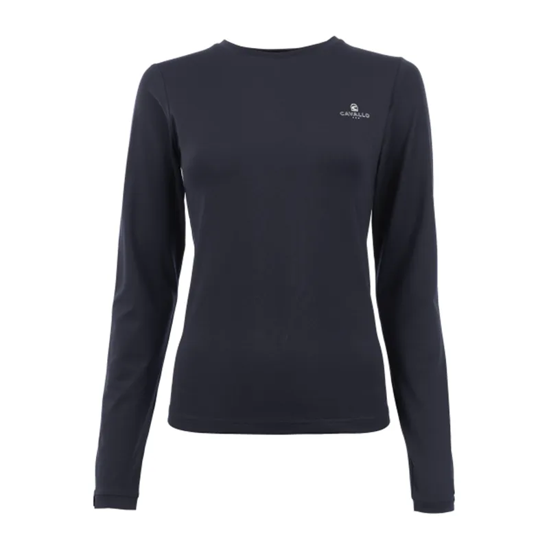 Cavallo Enola Ladies Functional Jersey Shirt - Dark Blue