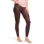 Ariat Women's Eos Moto Knee Patch Tights - Deep Mahogany Hide Emboss 