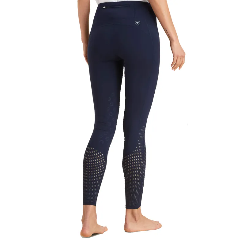 Ariat Women's EOS Knee Patch Riding Tights - Navy-1