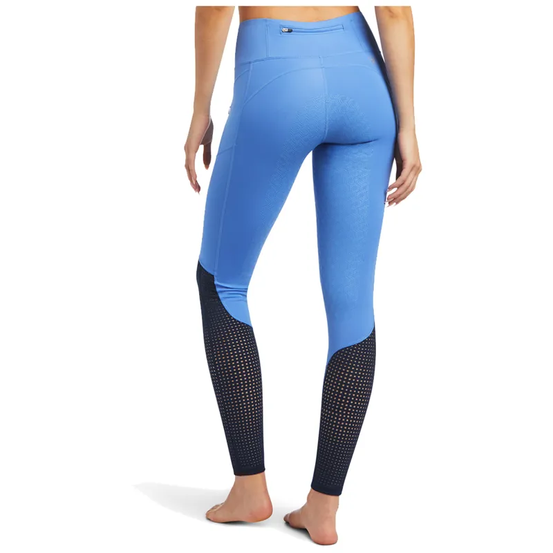 Ariat Women's EOS Full Seat Tights - Reykjavik Blue/Navy-1