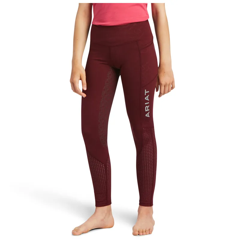 Ariat Youth EOS FS Tight - Zinfandel Bit Print Emboss