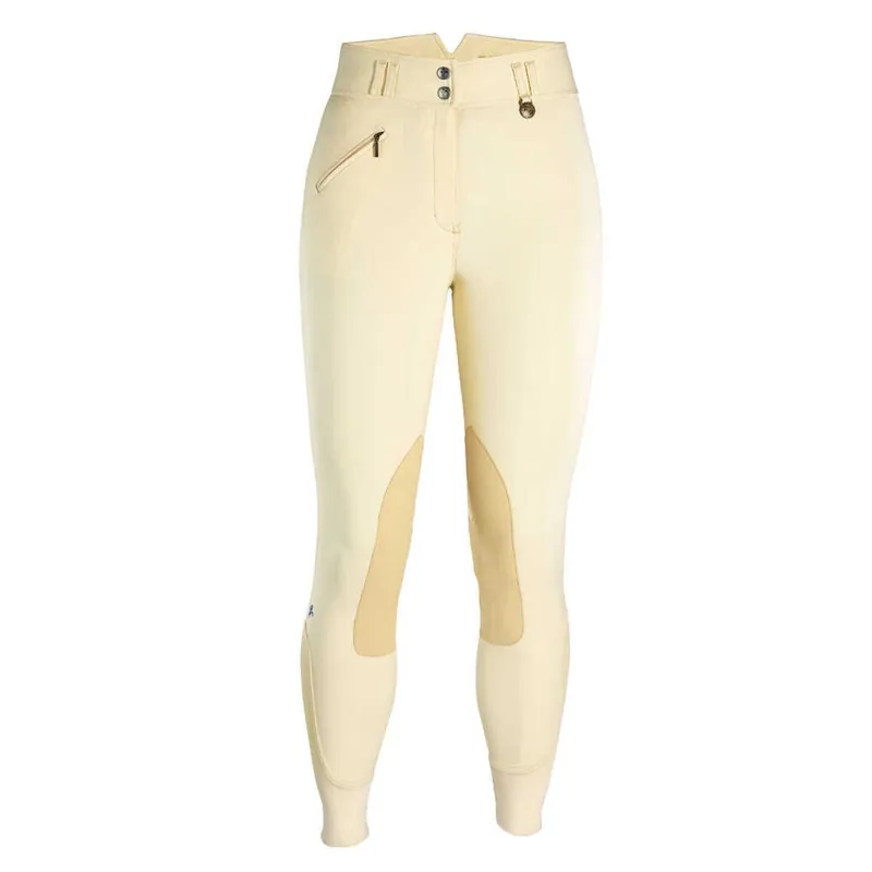 Caldene Hartpury TEX Suede Knee Breeches in White