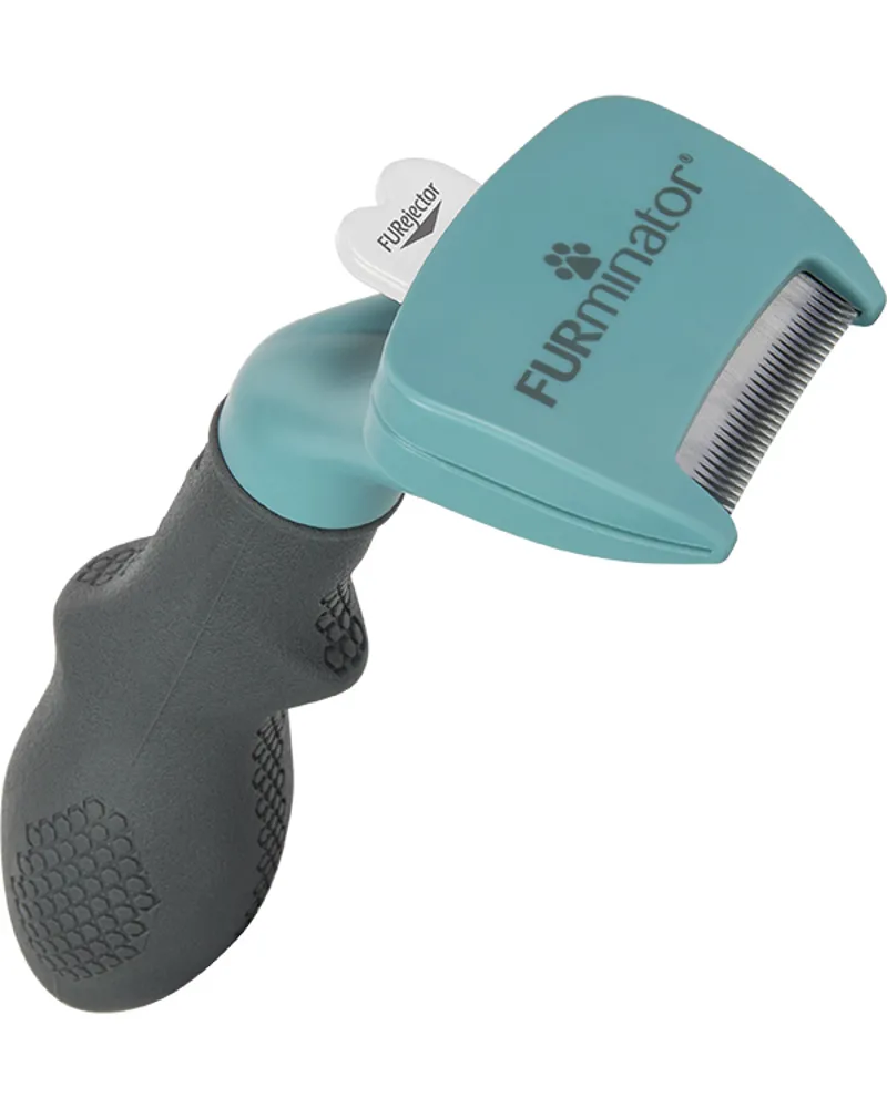 Furminator Small Long-Hair Cat Undercoat DeShedding Tool in Blue