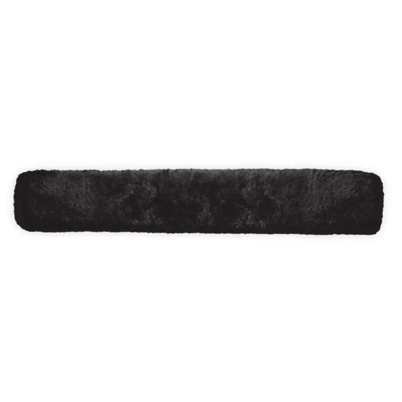 KM Elite100% Merino Sheepskin Girth Sleeve - 60x12 - Black