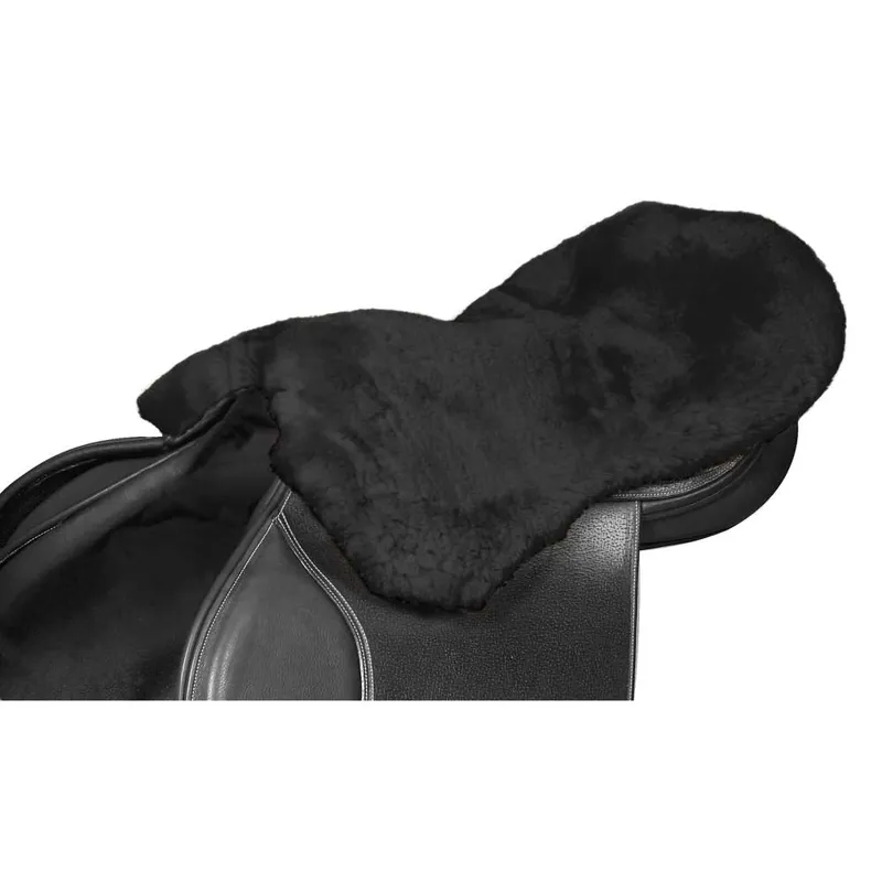KM Elite Lambswool Seat Saver - Black