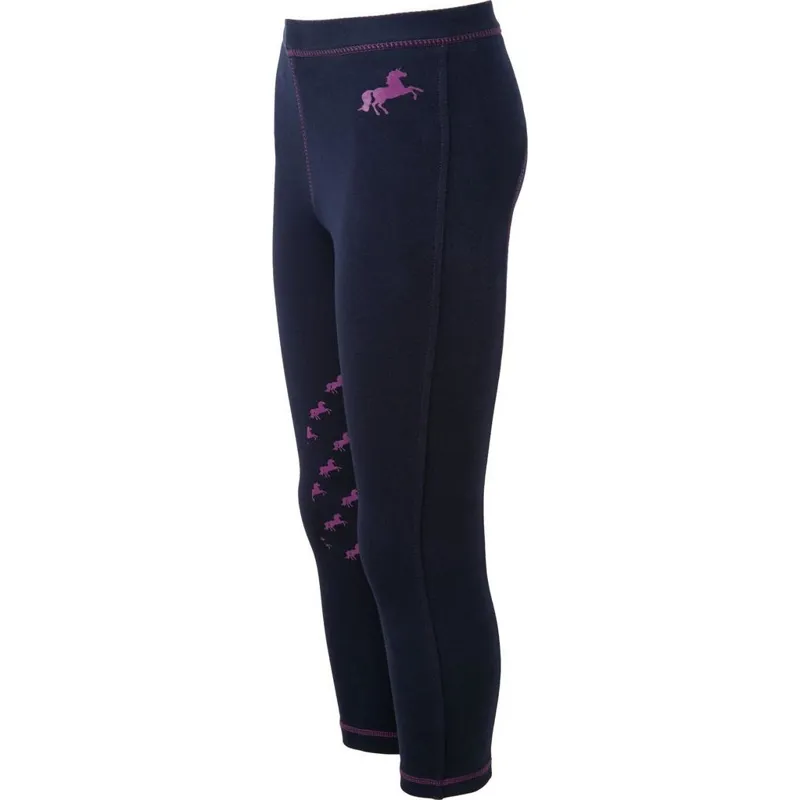 Mark Todd Toddy Kids Pull-On Unicorn Jodhpurs in Blue