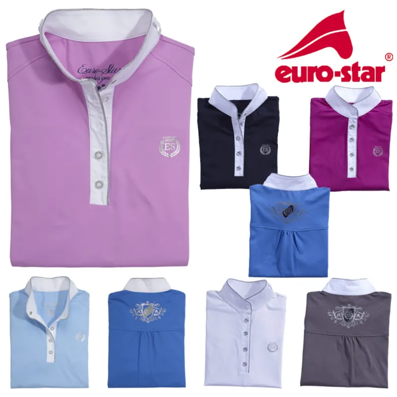 Euro-Star Hannah Ladies Show Shirt - Strong Blue