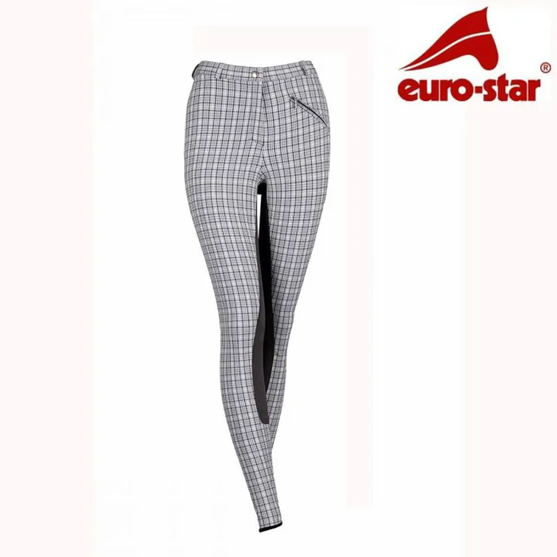 Euro-Star Hunter Check Ladies Breeches (659-1957) -Sale