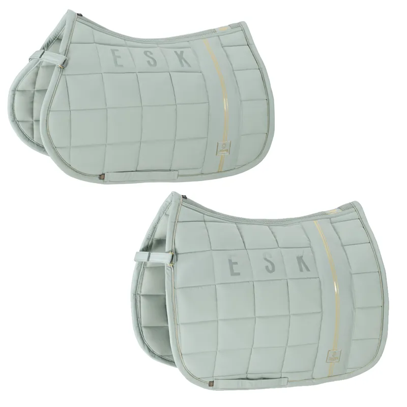 Eskadron Big Square Sparkle Saddle Cloth Heritage AW21 - Sea Salt 