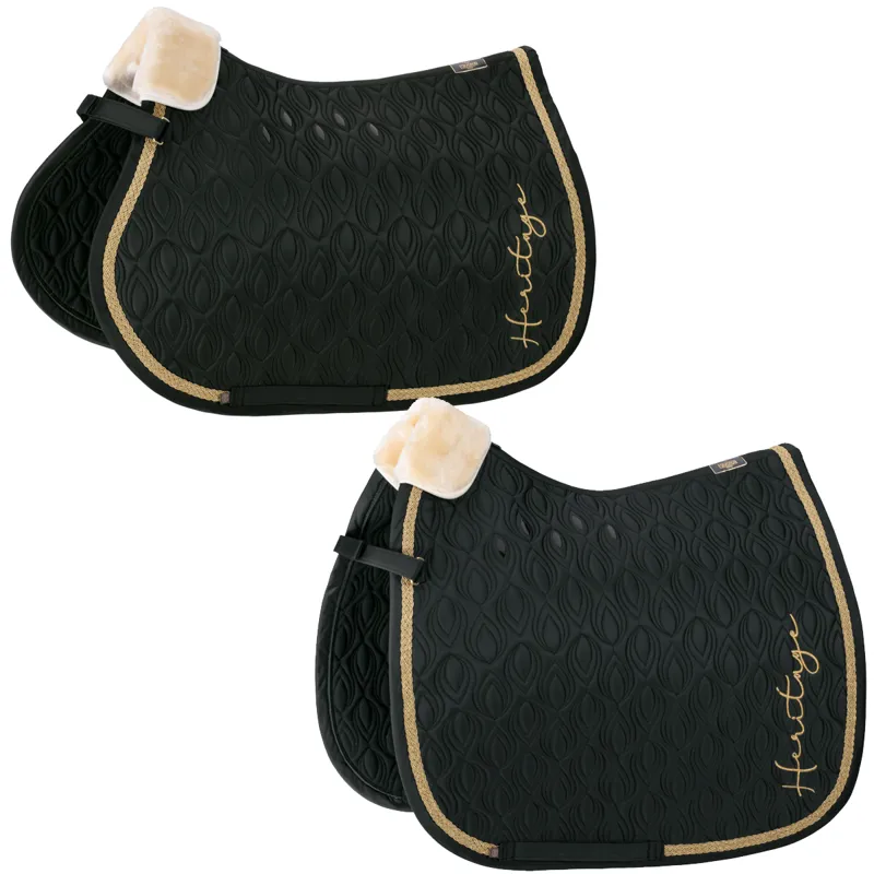 Eskadron Glossy Peacock Saddle Cloth Heritage AW21 - Antique Green 