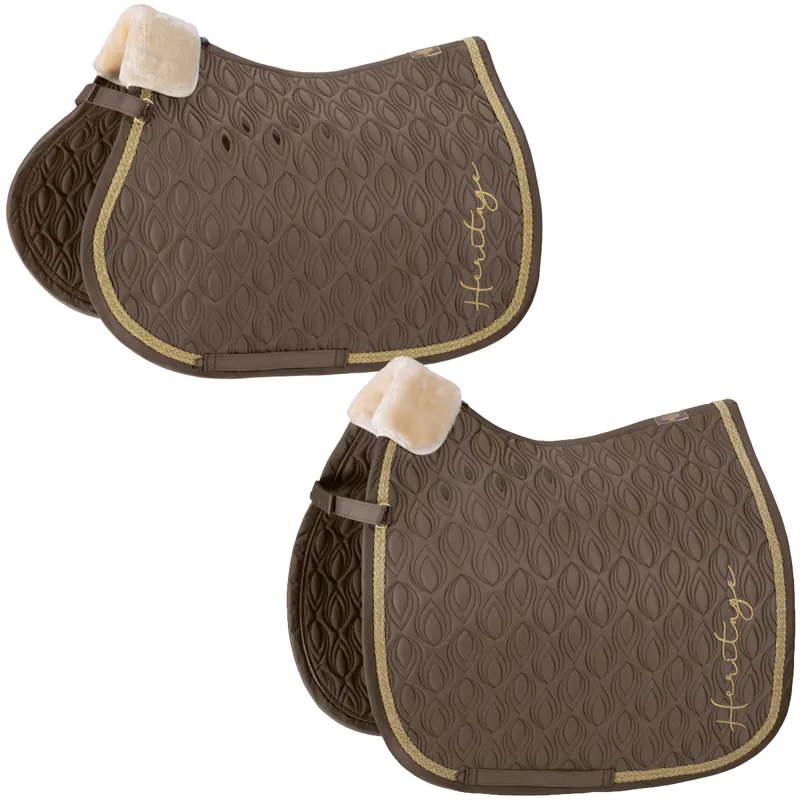 Eskadron Glossy Peacock Saddle Cloth Heritage AW21 - Plaza Taupe