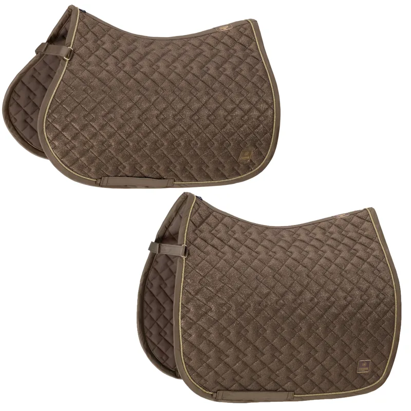 Eskadron Glitter Mesh Saddle Cloth Heritage AW21 - Plaza Taupe