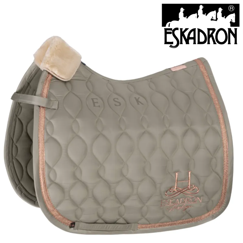 Eskadron Glossy Brand Saddle Cloth Heritage AW20 - Ivory Grey