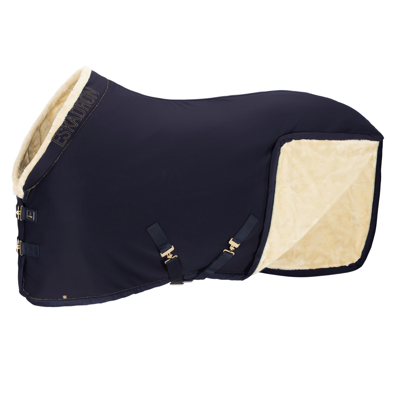 Eskadron Aerial Jersey Faux Fur Sweat Rug Heritage AW21 - Navy-1