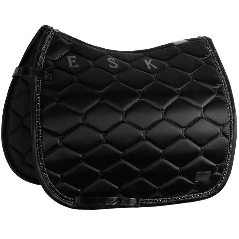 Eskadron Black Friday Special Shinegloss Crystal Saddle Cloth - Black
