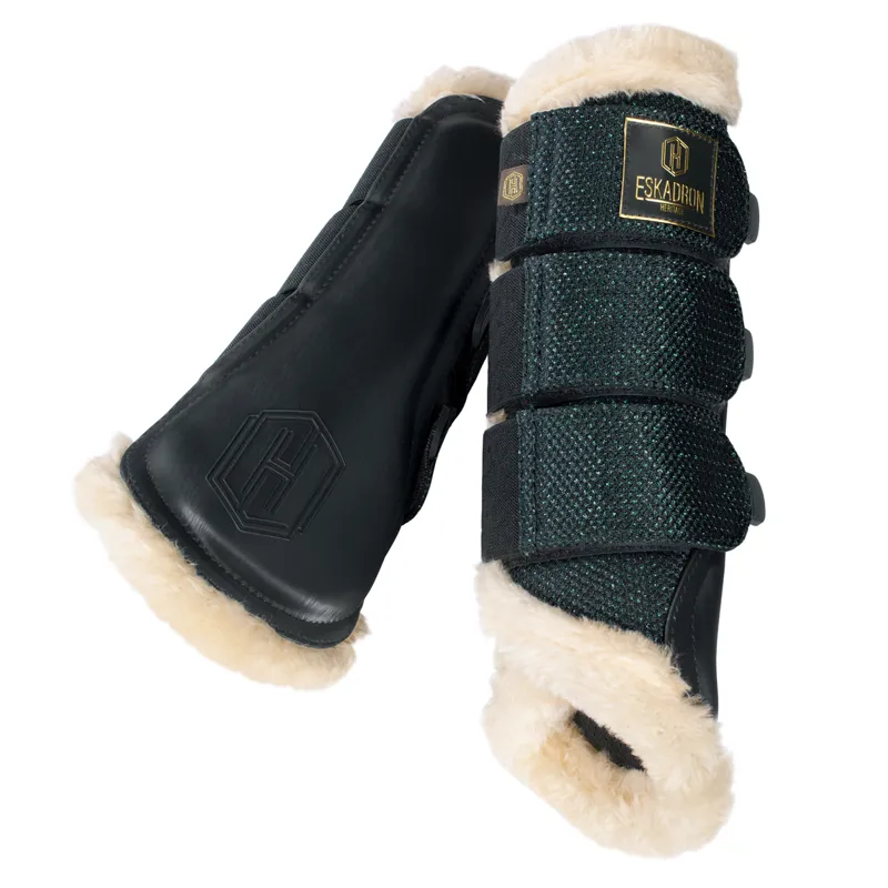 Eskadron Glitter Mesh Tendon Boots Heritage AW21 - Antique Green