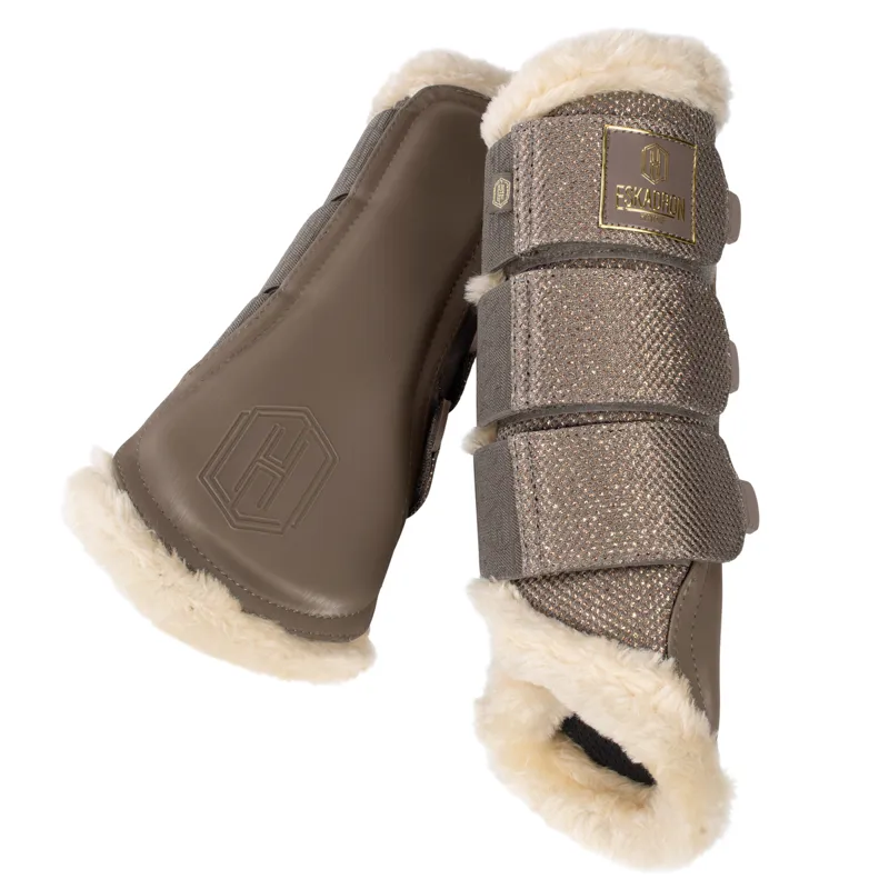 Eskadron Glitter Mesh Tendon Boots Heritage AW21 - Plaza Taupe 