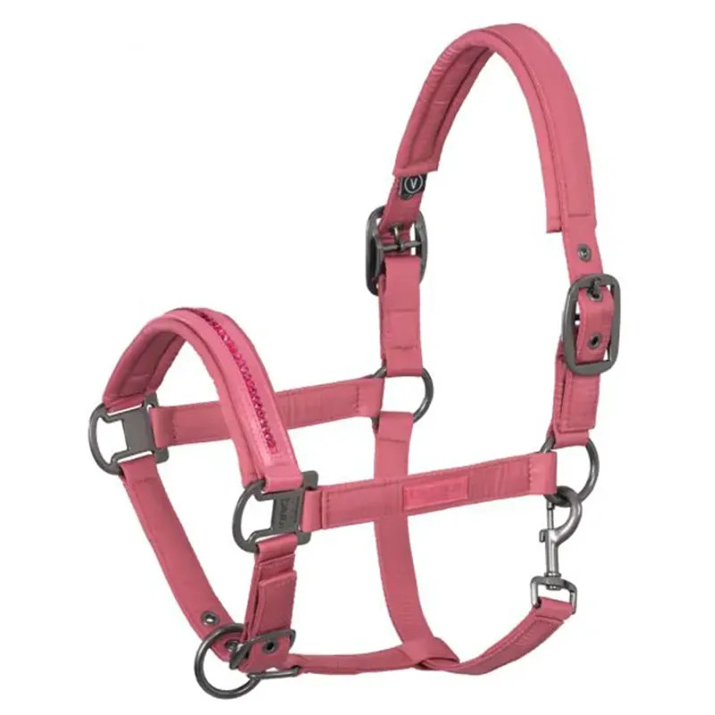 Eskadron Doublepin Glossy Crystal Headcollar Classic Sports SS21 - Rouge