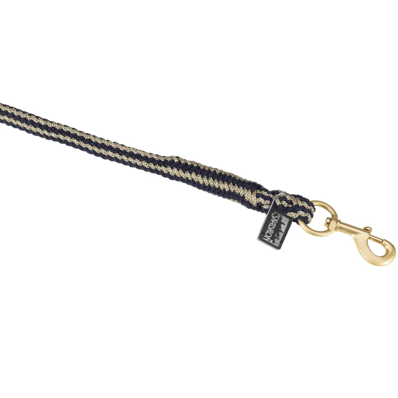 Eskadron Duralastic Swivel Leadrope Heritage AW21 - Navy/Lurex Gold
