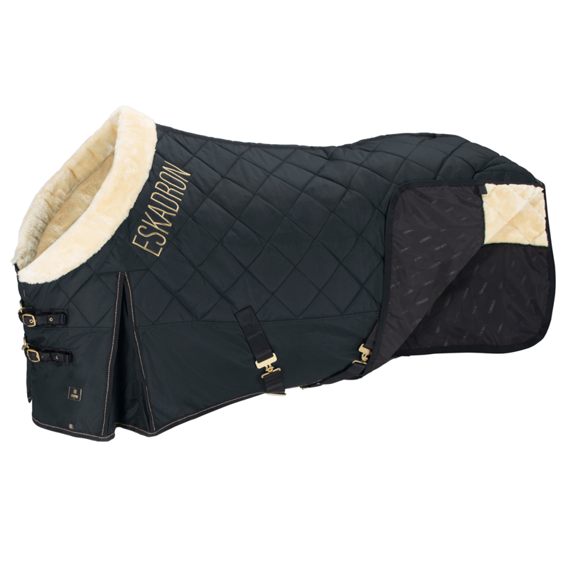 Eskadron Zeta Faux Fur Stable Rug Heritage AW21 - Antique Green-1