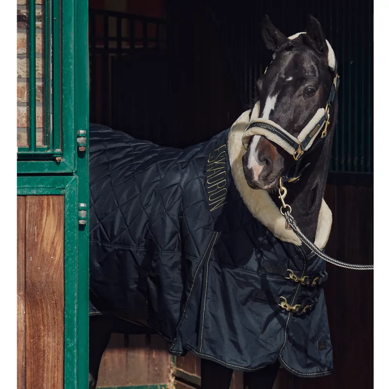 Eskadron Zeta Faux Fur Stable Rug Heritage AW21 - Antique Green-2