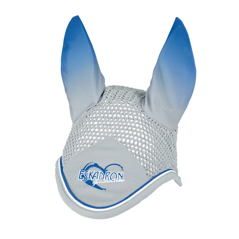 Eskadron Anti Fly Veil with Logo - Cloud Grey