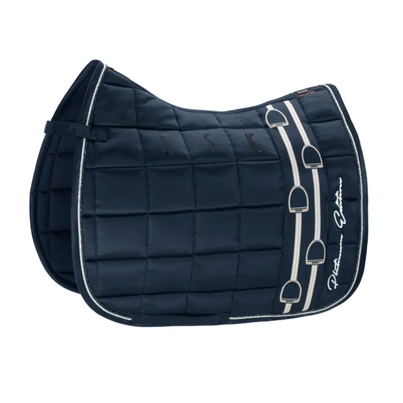 Eskadron Big Square Glossy Saddle Cloth Platinum Ltd. 2019 - Navy Blue