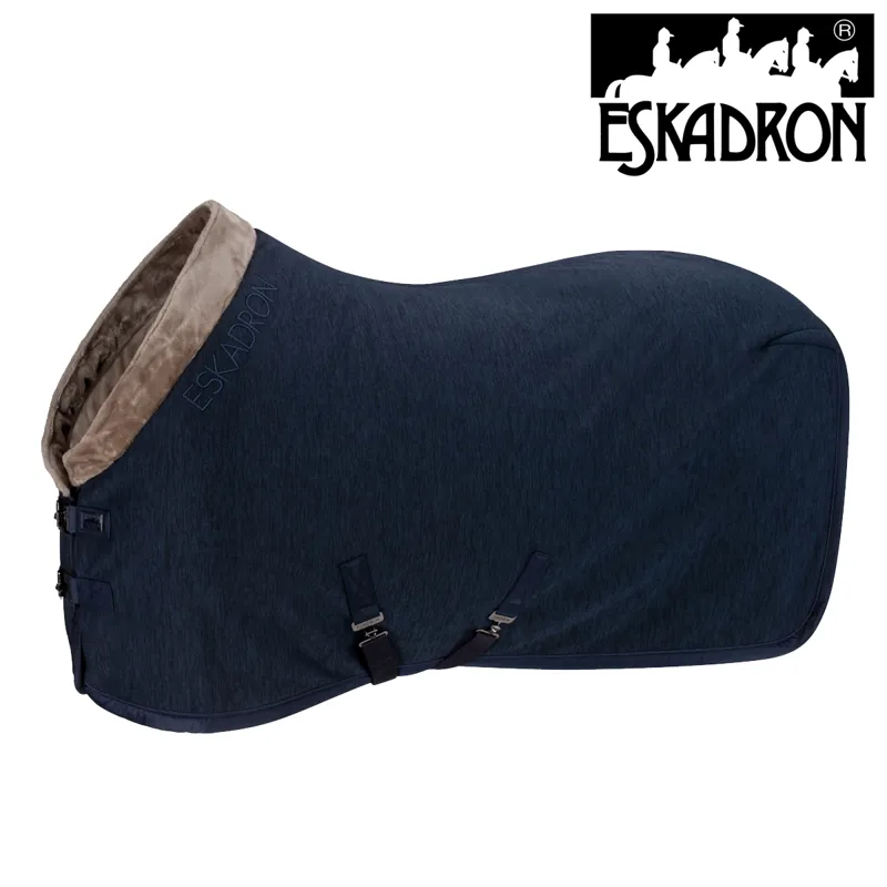 Eskadron 3D Fleece Faux Fur Sweat Rug Classic Sports AW21 - Dark Navy 