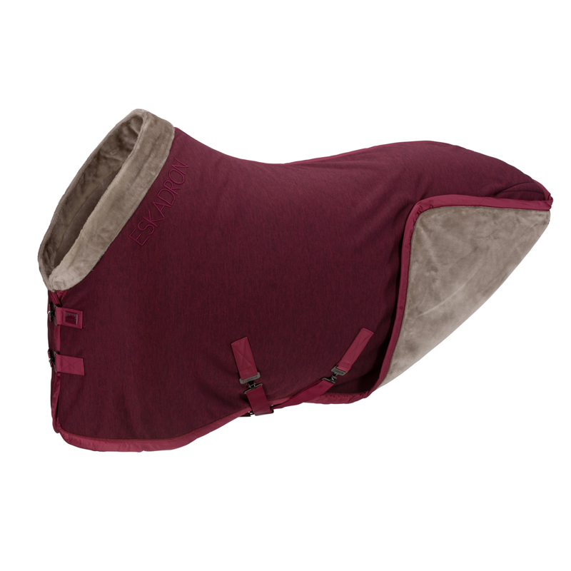 Eskadron 3D Fleece Faux Fur Sweat Rug Classic Sports AW21 - Rustic Red -1