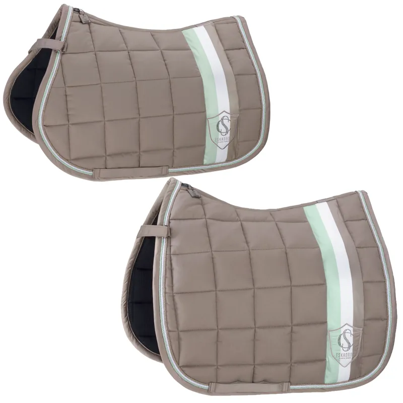 Eskadron Big Square Cotton Saddlecloth Classic Sports SS24 - Velvet Taupe