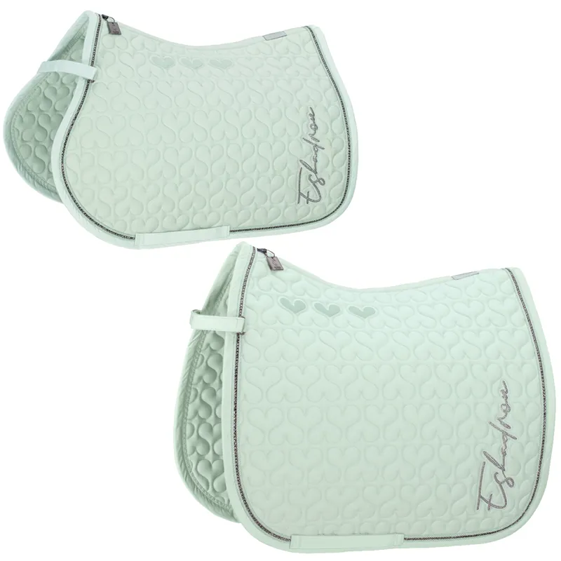 Eskadron Cotton Glitter Crystal Saddlecloth Classic Sports SS24 - Powder Green