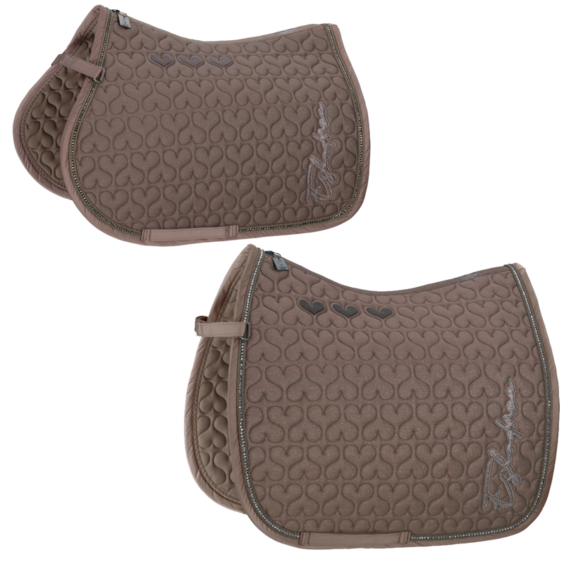 Eskadron Cotton Glitter Crystal Saddlecloth Classic Sports SS24 - Smoke Taupe