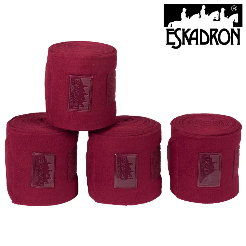 Eskadron Fleece Bandages Classic Sports AW21- Rustic Red 