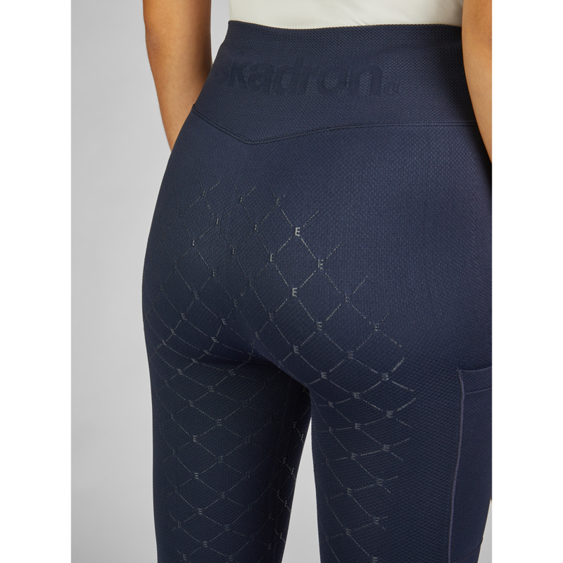 Eskadron Ladies Seamless Riding Tights - Navy-4
