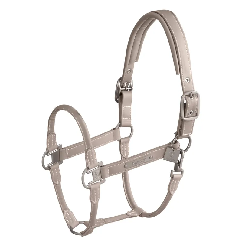 Eskadron Leather Double Pin Headcollar Classic Sports SS24 - Velvet Taupe
