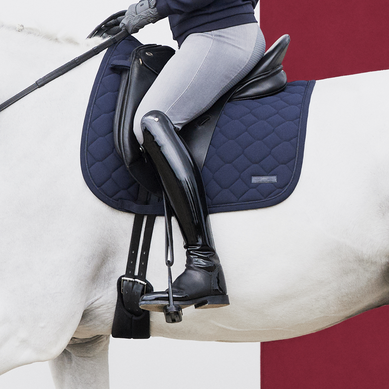 Eskadron Softshell Dressage Saddle Cloth Classic Sports AW21 - Dark Navy-1