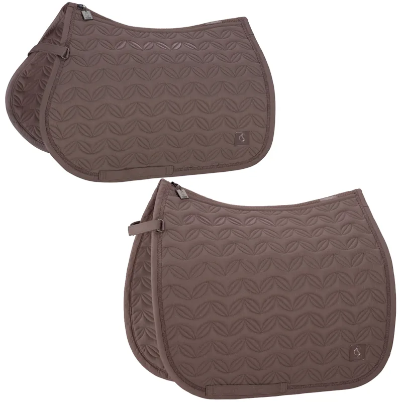 Eskadron Sparkle Floral Saddlecloth Classic Sports SS24 - Deep Taupe