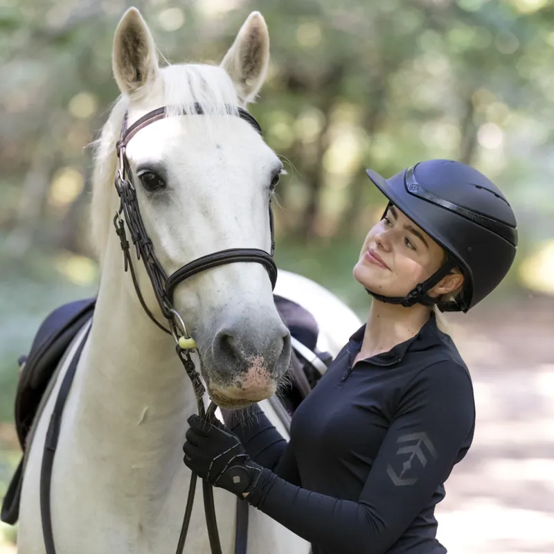 Charles Owen This Esme Luna Wide Peak Riding Hat Black