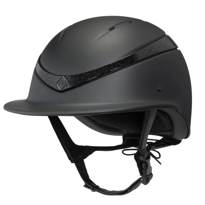 Charles Owen This Esme Luna Wide Peak Riding Hat - Black 