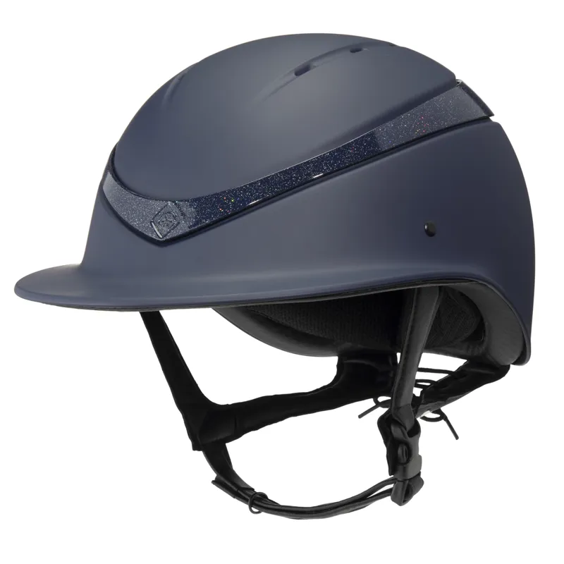 Charles Owen This Esme Luna Wide Peak Riding Hat - Midnight Navy 