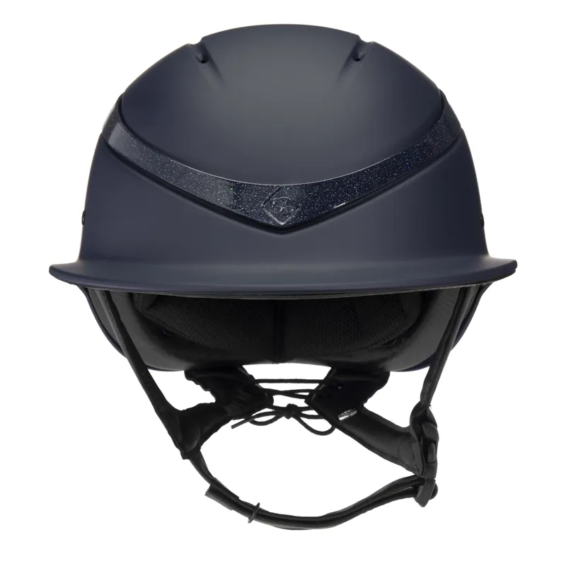 Charles Owen This Esme Luna Wide Peak Riding Hat - Midnight Navy -1