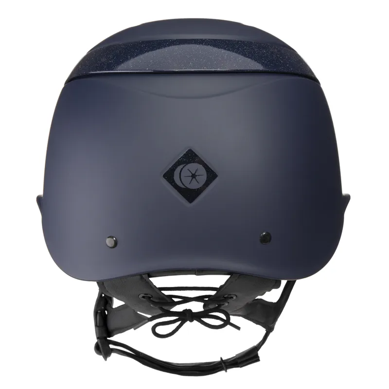 Charles Owen This Esme Luna Wide Peak Riding Hat - Midnight Navy -2