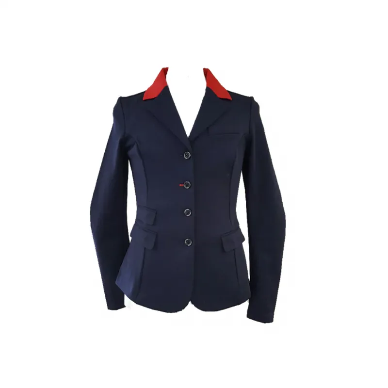 Esperado Victoria Ladies Show Jacket - Navy/Red