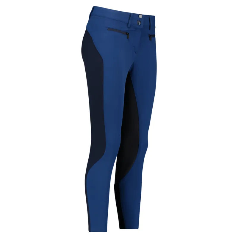 Euro-Star Challenger Full Grip Riding Breeches - Sodalite Blue/Peacoat