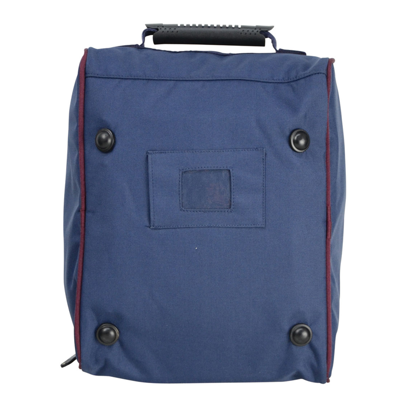 Hy Equestrian Event Pro Series Helmet Bag - Navy/Burgundy-1